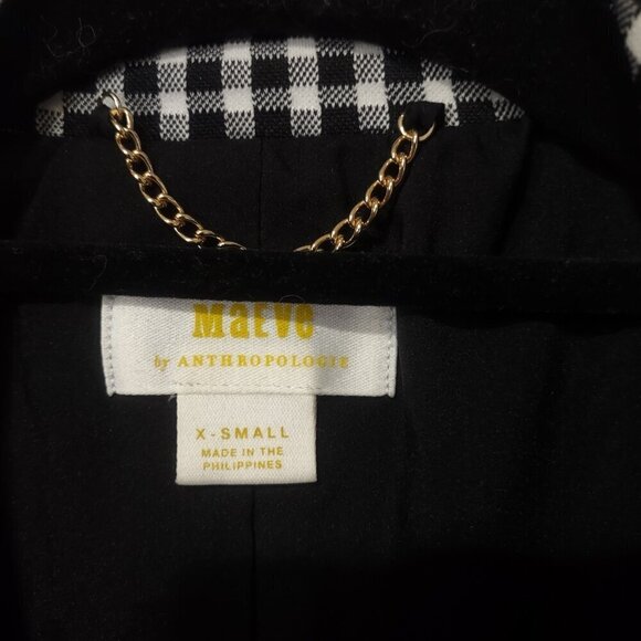 Women's Maeve Longline Check Blazer Size XS - Picture 4 of 12